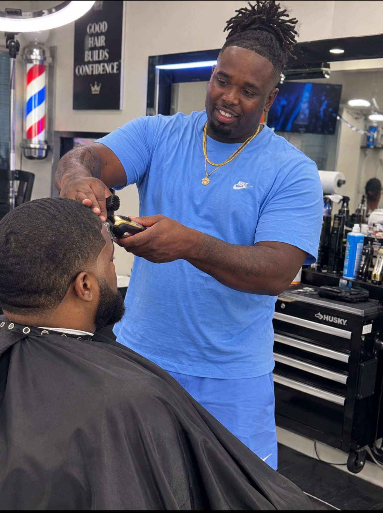 Tye barber portrait